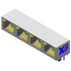 Modèle XB - 5ja - 1X4 - 8p8c - led - S